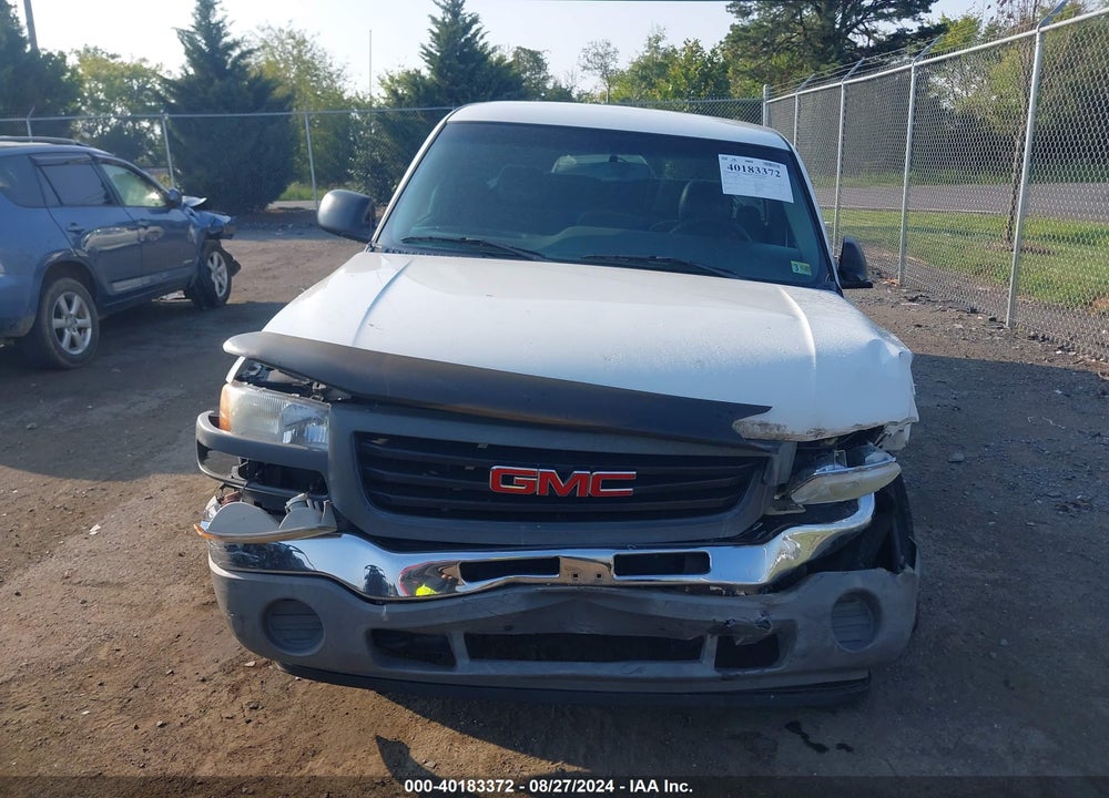 2006 GMC SIERRA 1500 WORK TRUCK VIN: 3GTEC14X06G211777