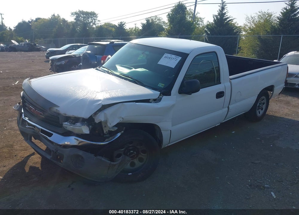 2006 GMC SIERRA 1500 WORK TRUCK VIN: 3GTEC14X06G211777