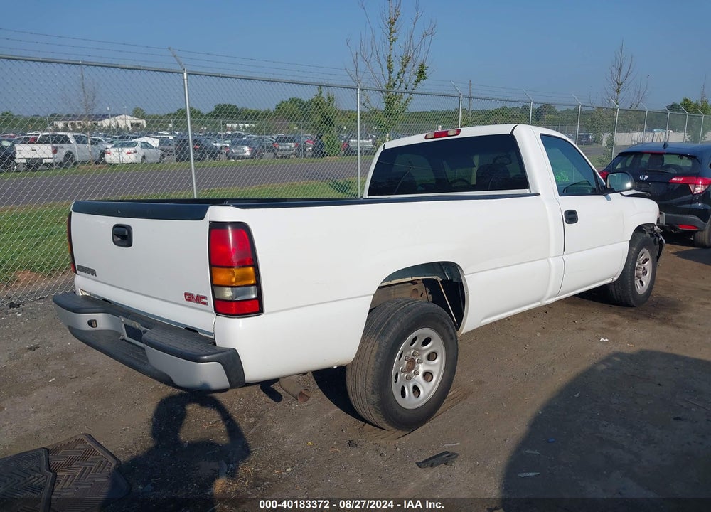 2006 GMC SIERRA 1500 WORK TRUCK VIN: 3GTEC14X06G211777