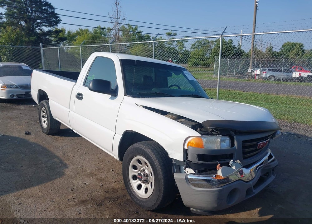 2006 GMC SIERRA 1500 WORK TRUCK VIN: 3GTEC14X06G211777