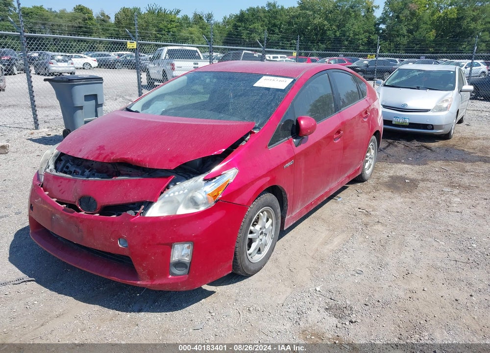 2011 TOYOTA PRIUS TWO VIN: JTDKN3DU7B0321271