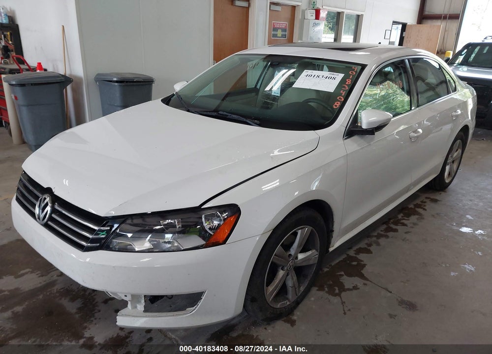 2012 VOLKSWAGEN PASSAT 2.5L SE VIN: 1VWBP7A34CC081865