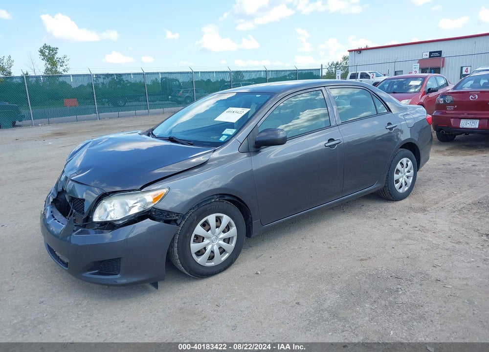 2009 TOYOTA COROLLA LE VIN: JTDBL40E69J028198