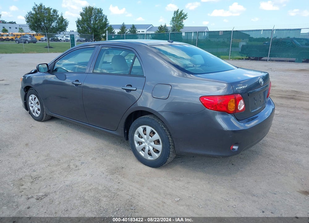 2009 TOYOTA COROLLA LE VIN: JTDBL40E69J028198