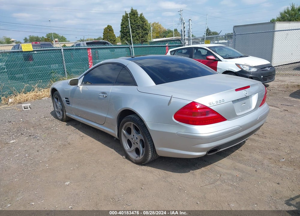 2005 MERCEDES-BENZ SL 500 VIN: WDBSK75F35F091096