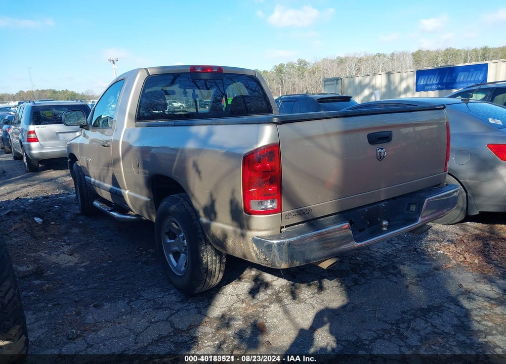 2005 DODGE RAM 1500 VIN: 1D7HA16K95J606211