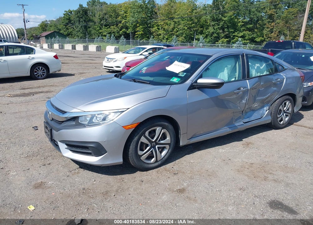 2016 HONDA CIVIC LX VIN: 19XFC2F58GE239569