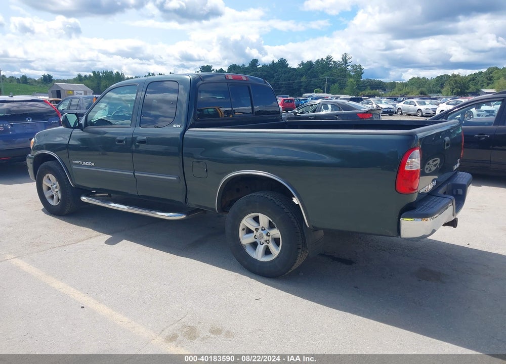 2005 TOYOTA TUNDRA SR5 V8 VIN: 5TBBT44175S463809