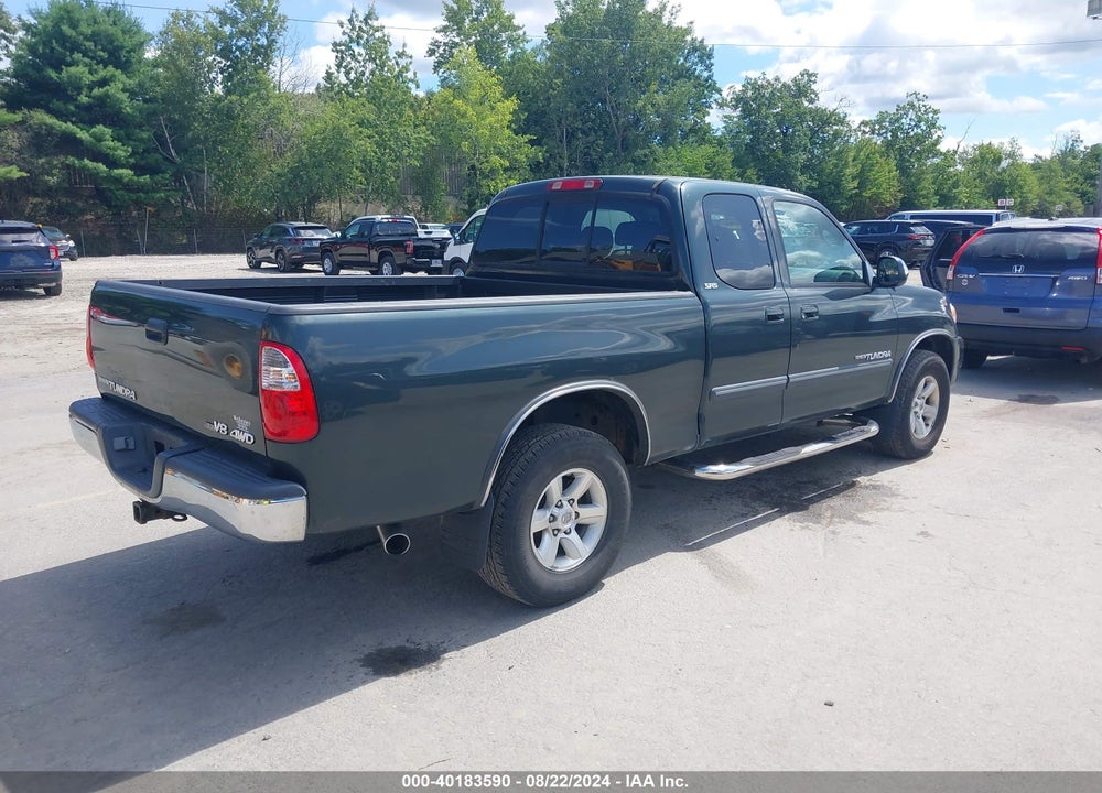2005 TOYOTA TUNDRA SR5 V8 VIN: 5TBBT44175S463809