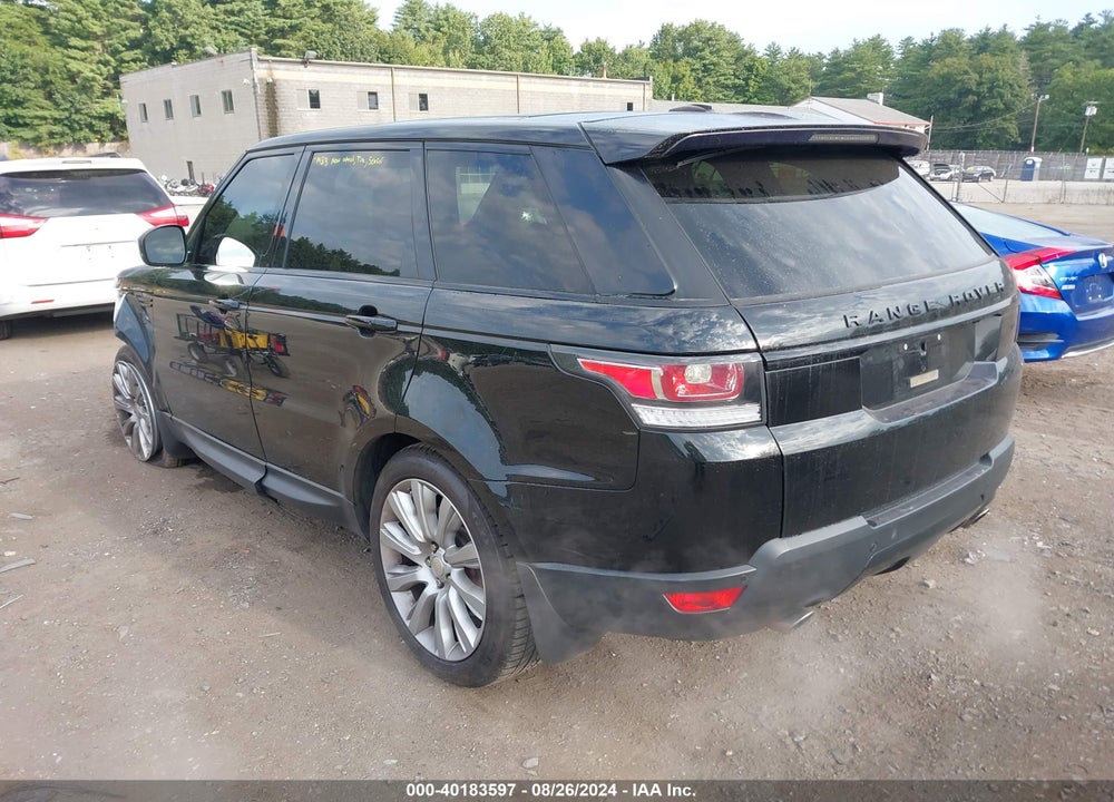 2015 LAND ROVER RANGE ROVER SPORT VIN: SALWR2TF6FA522719