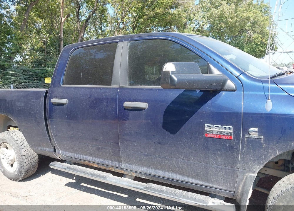 2012 RAM 2500 SLT VIN: 3C6UD5DL0CG160555