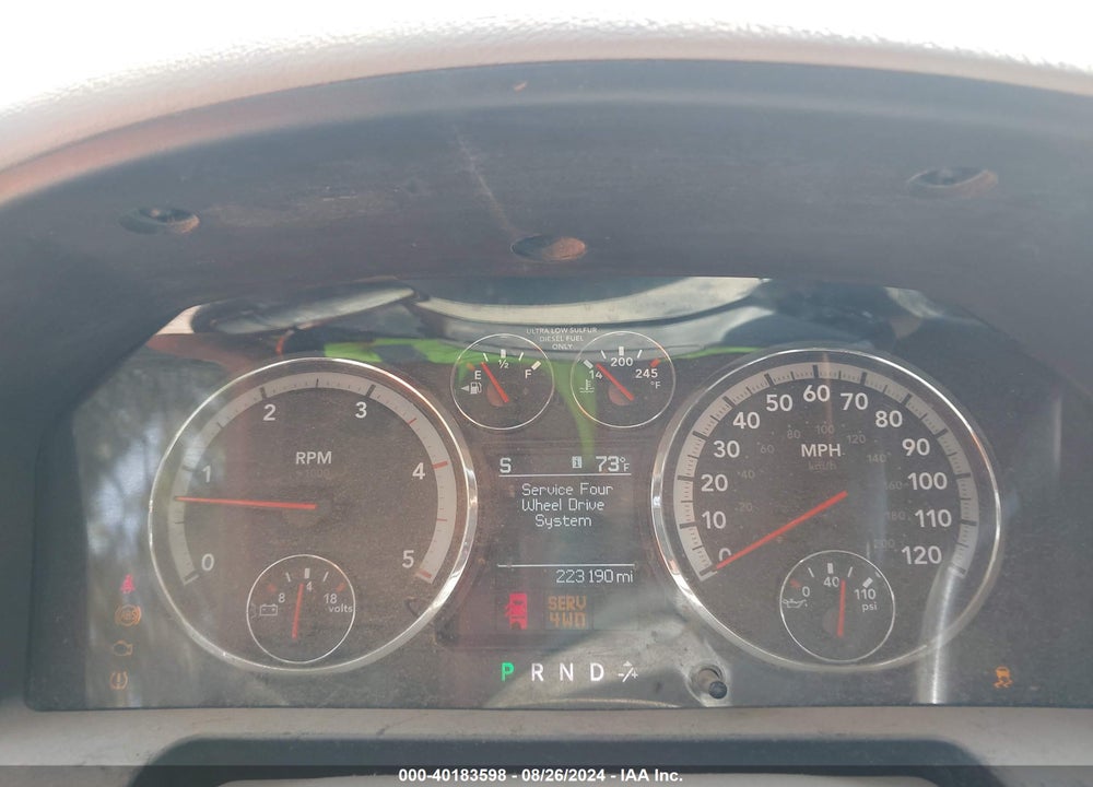 2012 RAM 2500 SLT VIN: 3C6UD5DL0CG160555