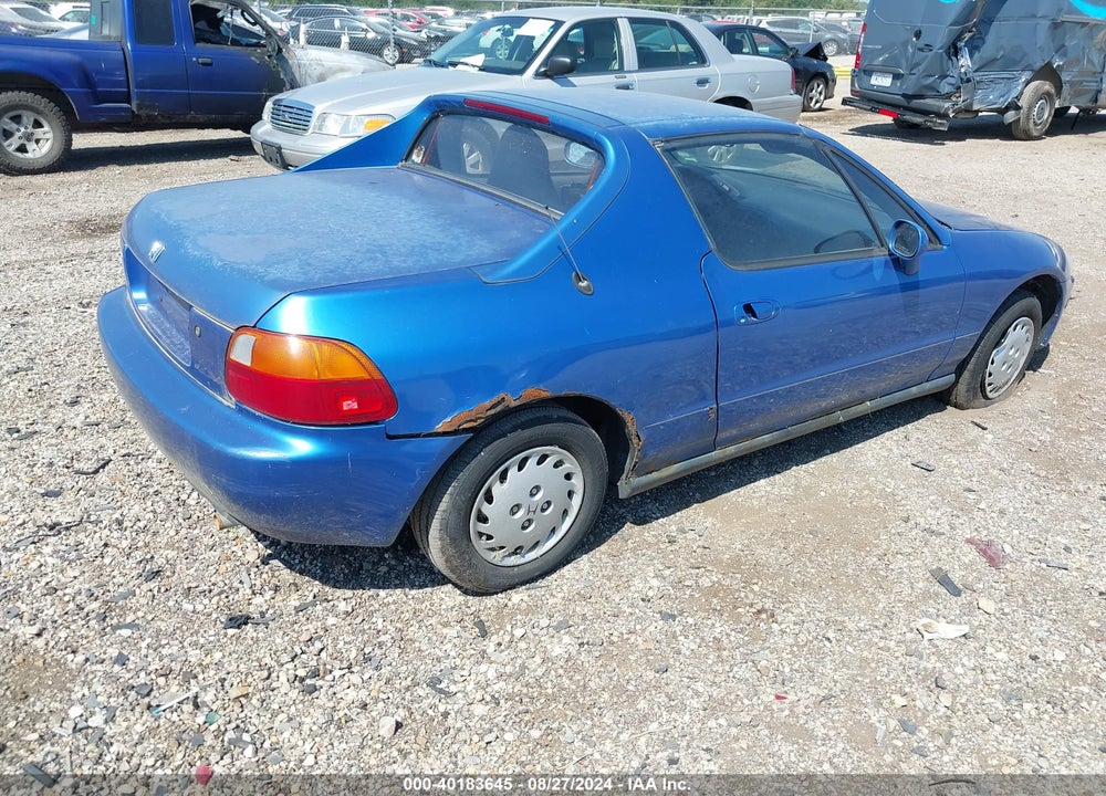 1993 HONDA CIVIC DEL SOL S VIN: JHMEG1242PS004782