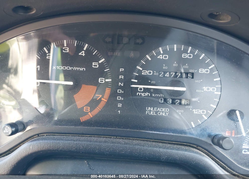 1993 HONDA CIVIC DEL SOL S VIN: JHMEG1242PS004782