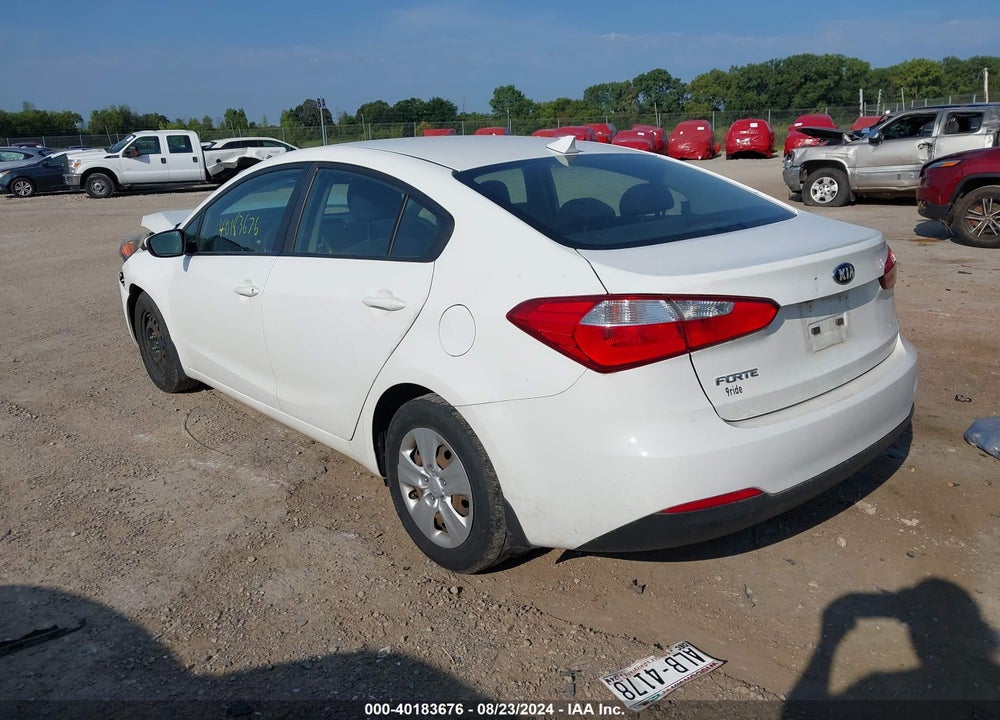 2016 KIA FORTE LX VIN: KNAFK4A68G5493998