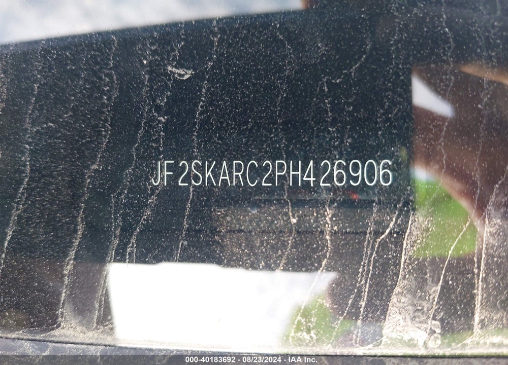 2023 SUBARU FORESTER TOURING VIN: JF2SKARC2PH426906