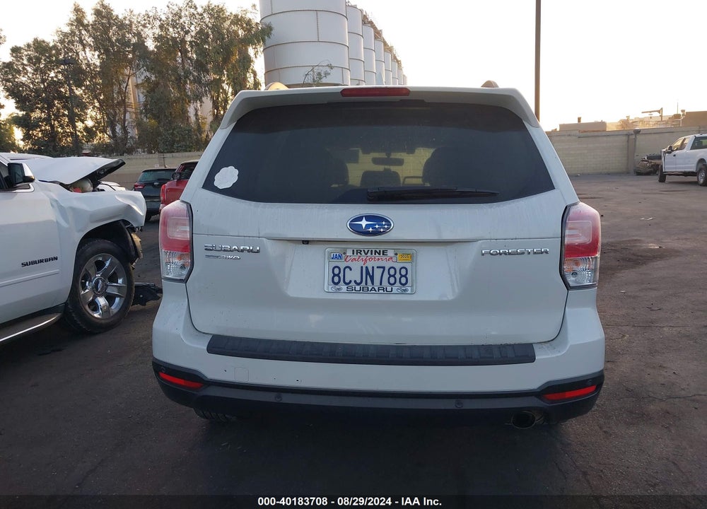 2018 SUBARU FORESTER 2.5I LIMITED VIN: JF2SJARC0JH455797