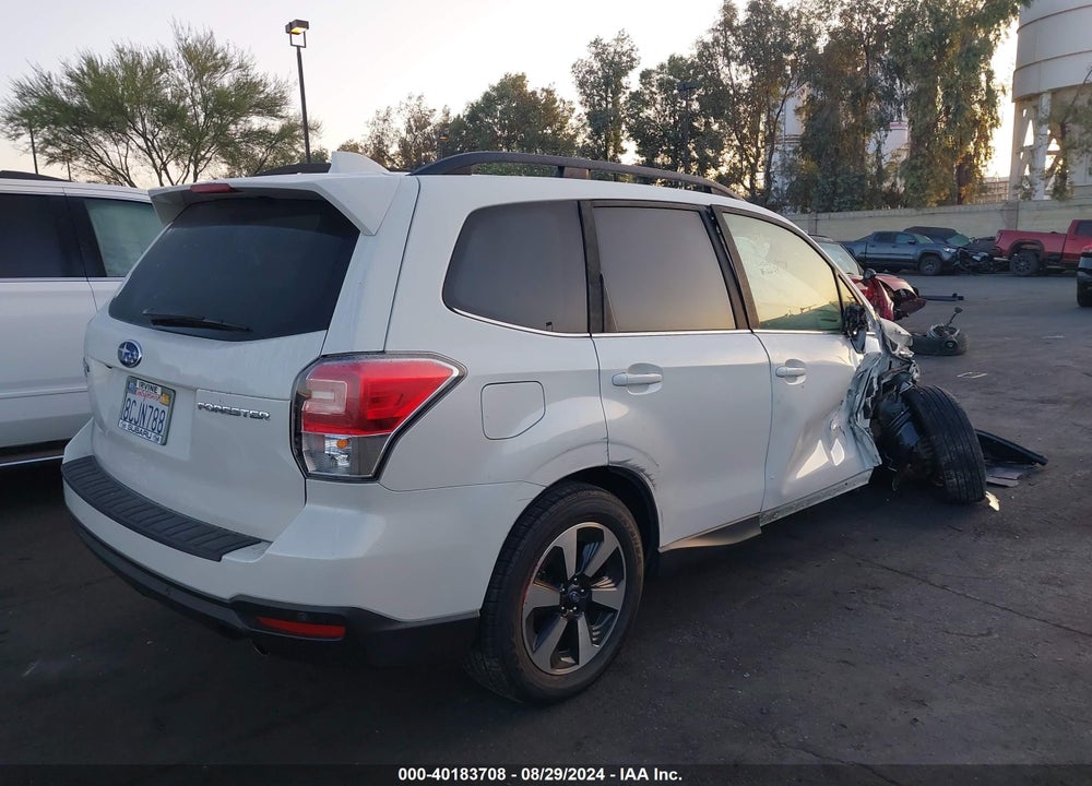 2018 SUBARU FORESTER 2.5I LIMITED VIN: JF2SJARC0JH455797