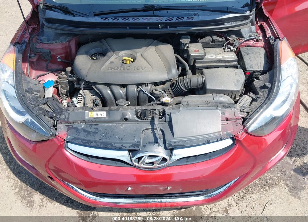 2013 HYUNDAI ELANTRA GLS VIN: 5NPDH4AE0DH361202