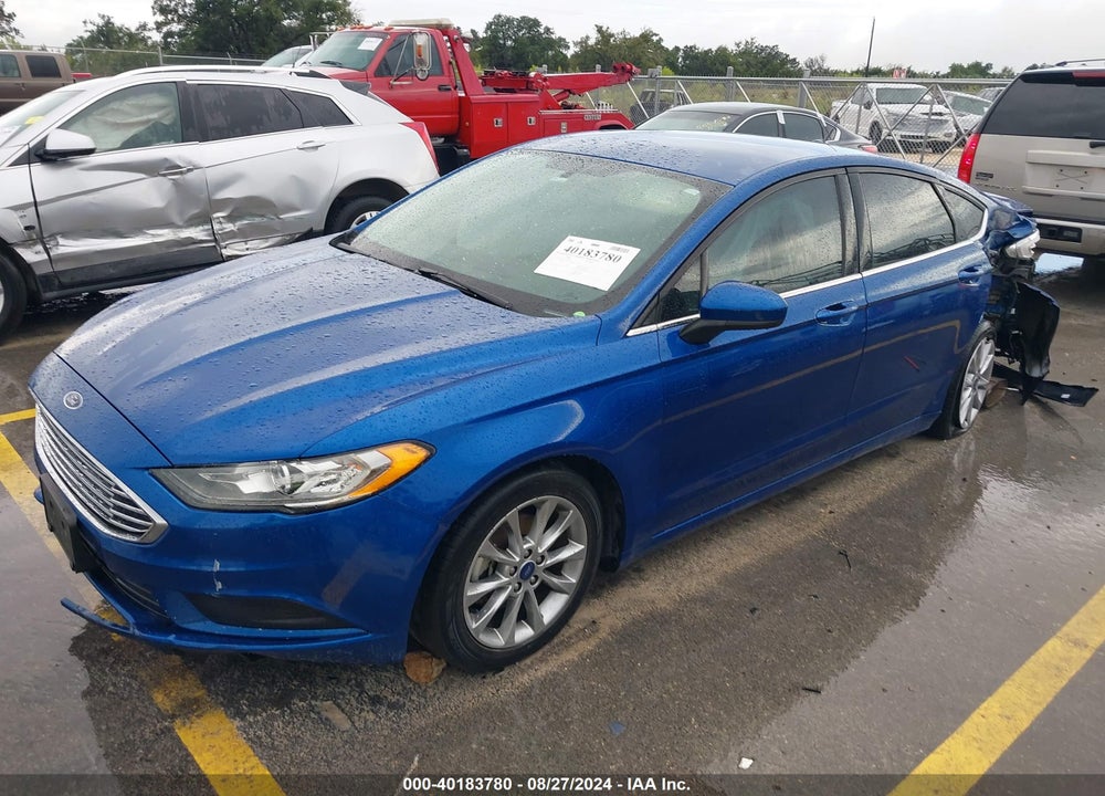 2017 FORD FUSION SE VIN: 3FA6P0H7XHR214776