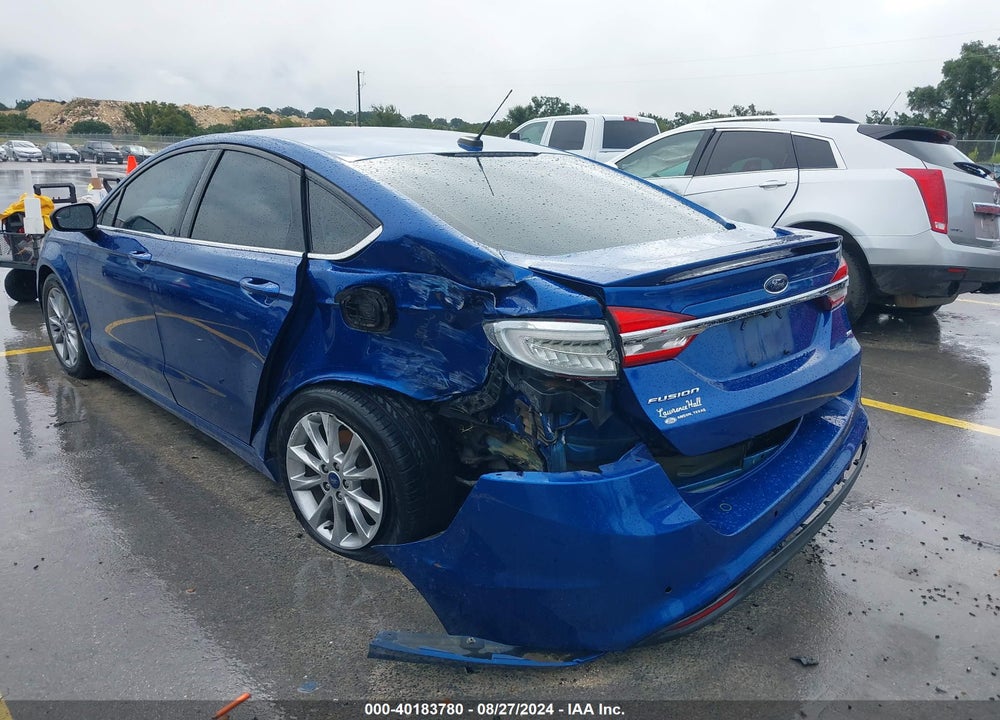 2017 FORD FUSION SE VIN: 3FA6P0H7XHR214776