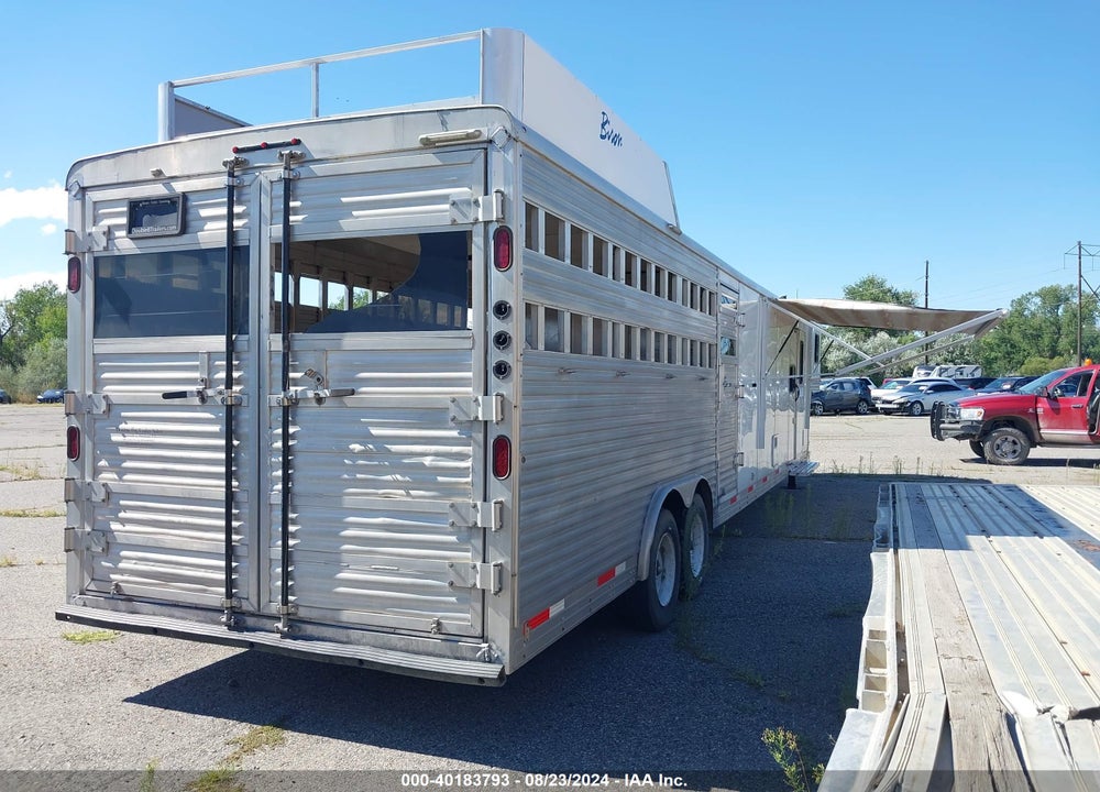 2015 BISON COACH HORSE TRAILER VIN: 51Y366P26F2004381