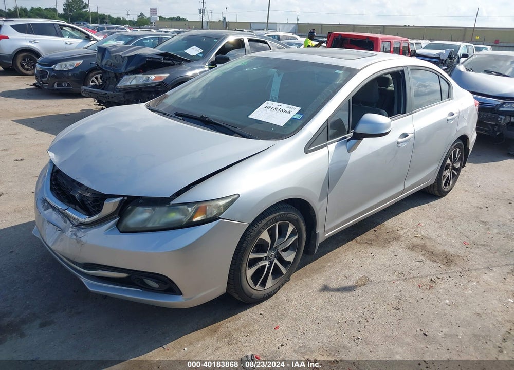 2013 HONDA CIVIC EX-L VIN: 19XFB2F92DE064205