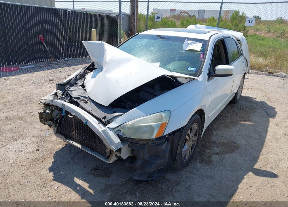 2007 HONDA ACCORD 2.4 EX VIN: 1HGCM56837A193259