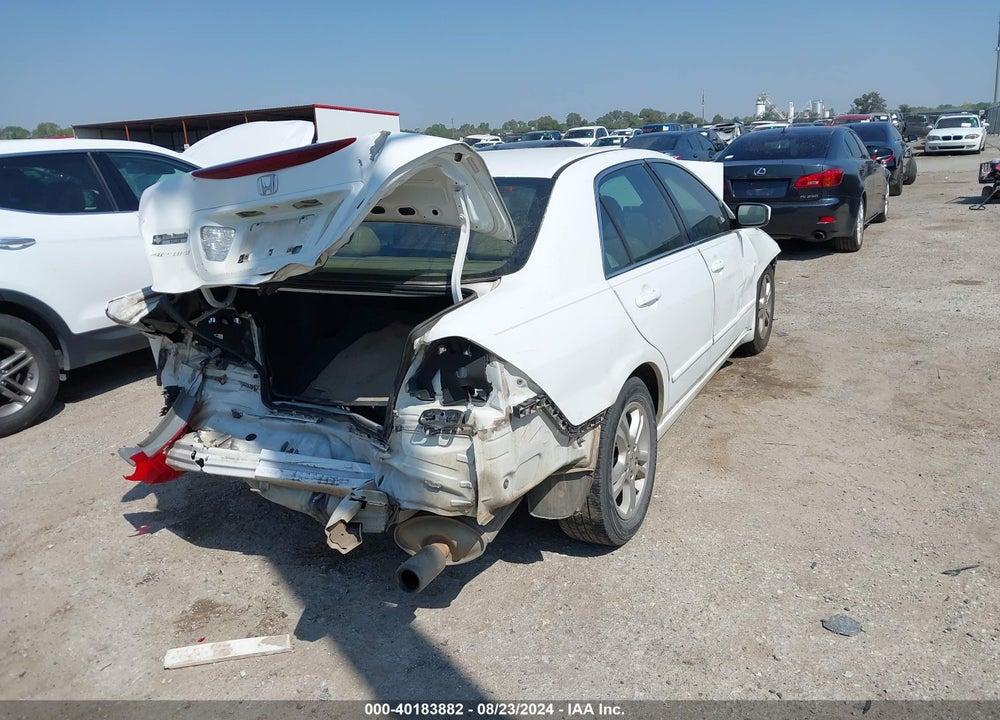 2007 HONDA ACCORD 2.4 EX VIN: 1HGCM56837A193259
