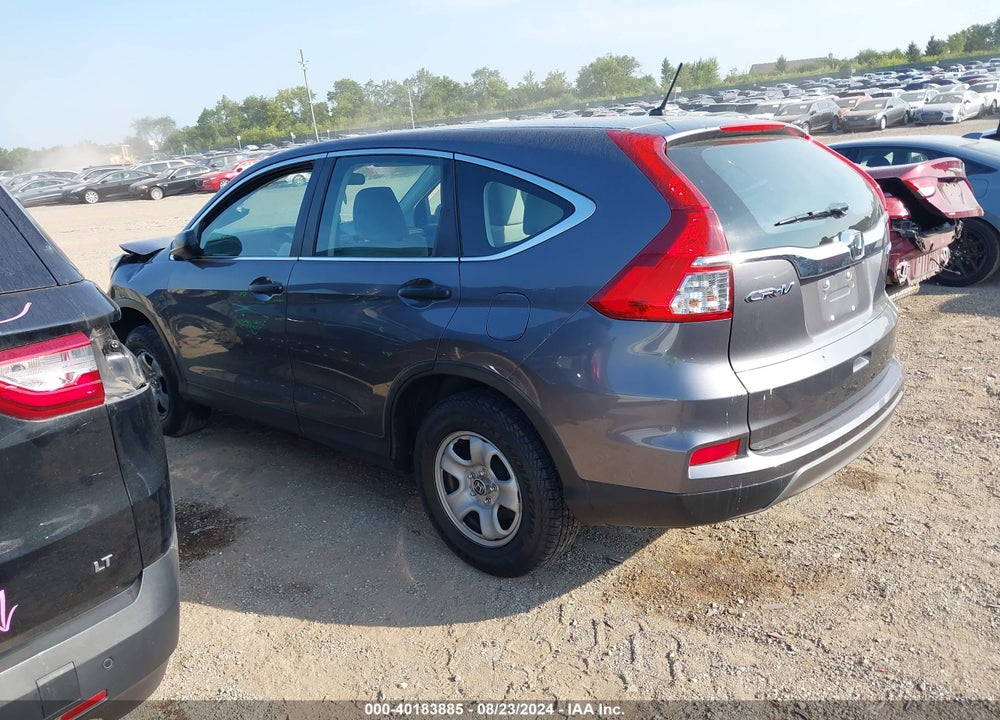 2015 HONDA CR-V LX VIN: 5J6RM4H31FL116973