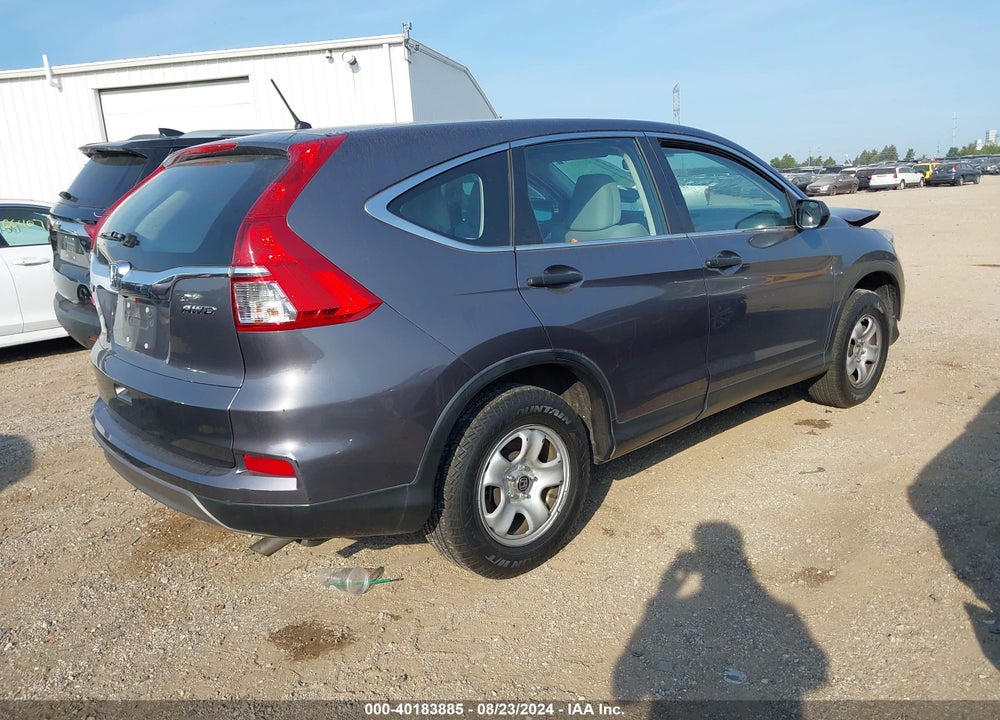 2015 HONDA CR-V LX VIN: 5J6RM4H31FL116973