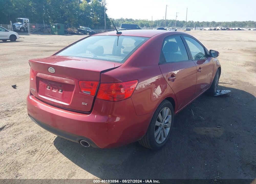 2010 KIA FORTE SX VIN: KNAFW4A34A5148100