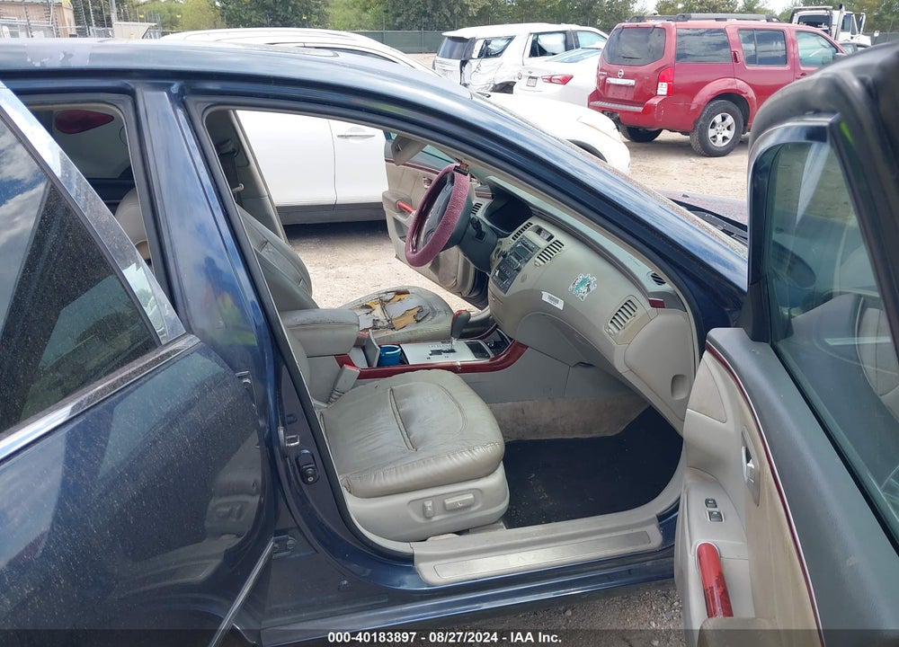 2007 HYUNDAI AZERA VIN: KMHFC46FX7A195660