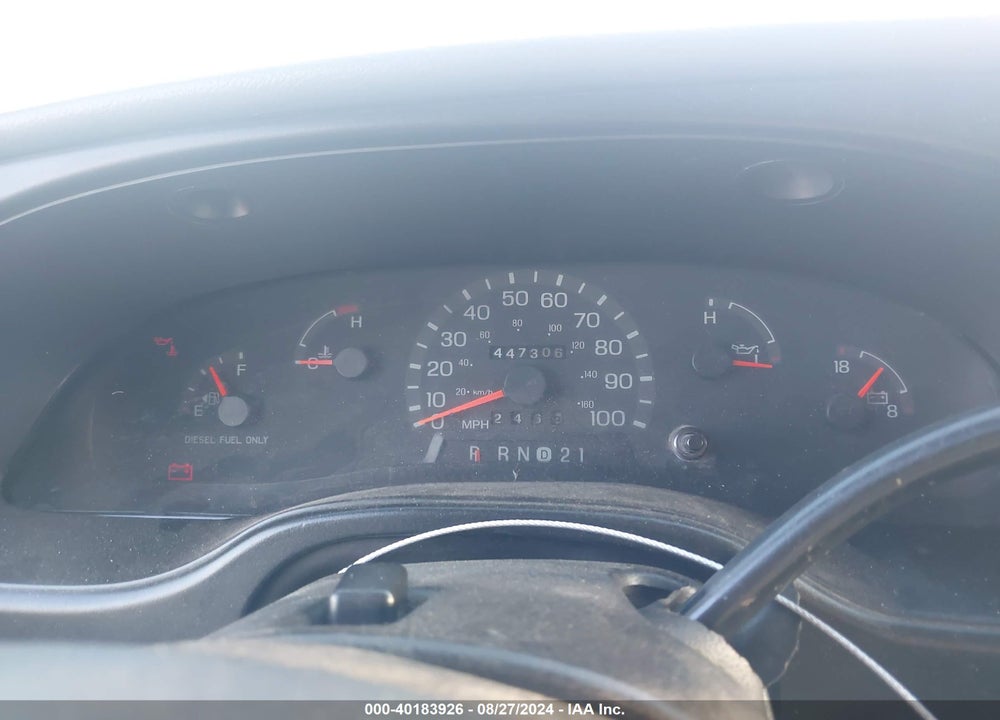 2001 FORD E-350 CUTAWAY STANDARD VIN: 1FDWE35F11HA94088
