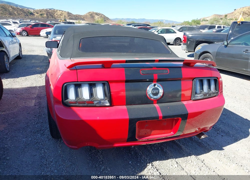 2006 FORD MUSTANG GT VIN: 1ZVFT85H065113180