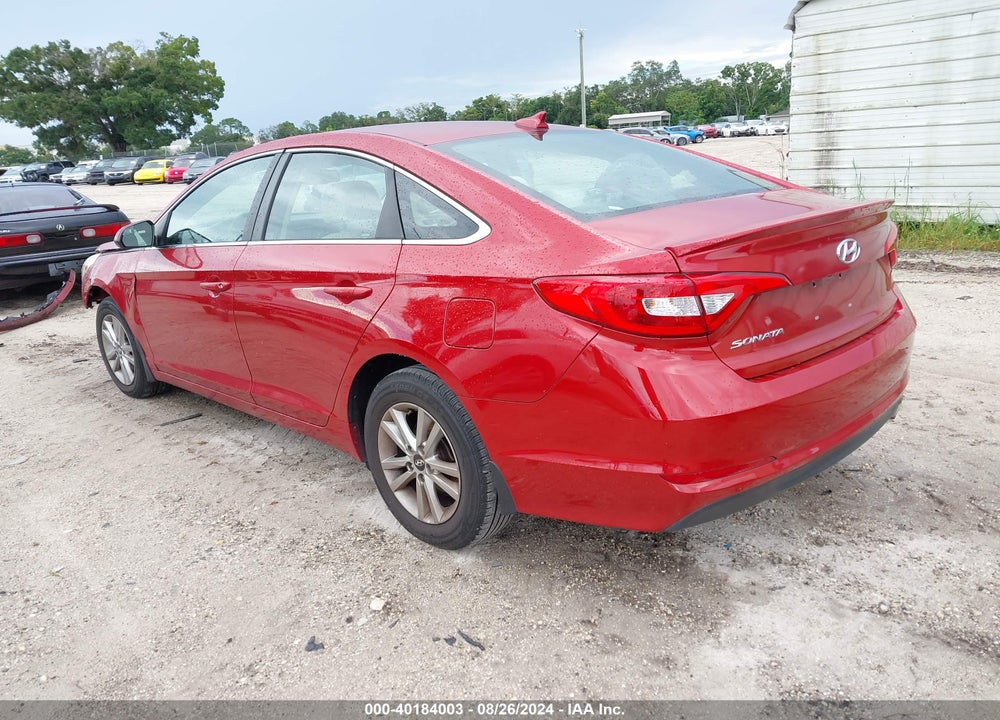 2017 HYUNDAI SONATA SE VIN: 5NPE24AF3HH477403