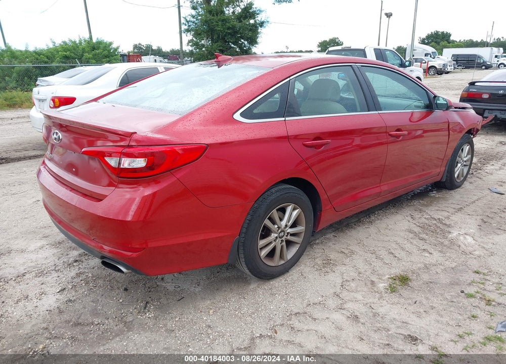 2017 HYUNDAI SONATA SE VIN: 5NPE24AF3HH477403