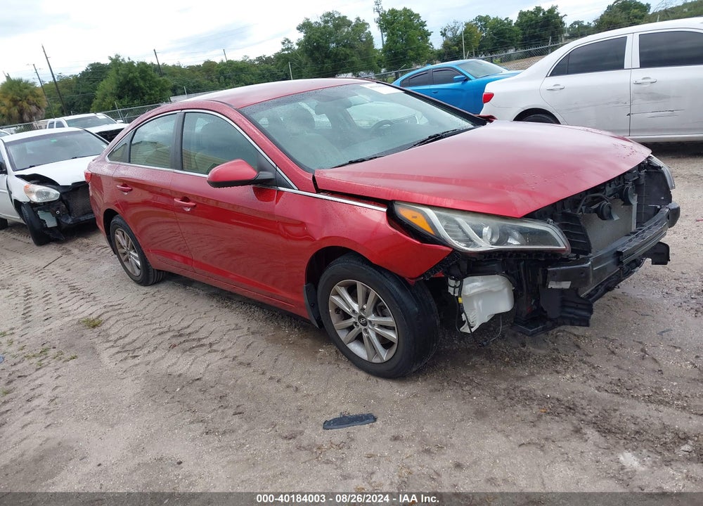 2017 HYUNDAI SONATA SE VIN: 5NPE24AF3HH477403