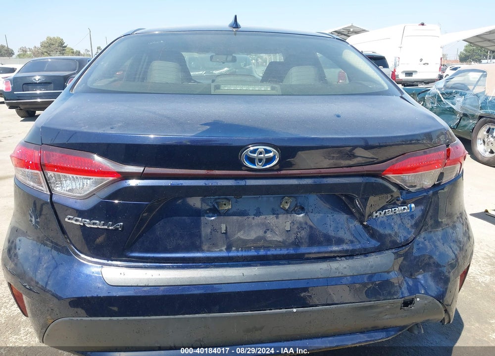 2021 TOYOTA COROLLA HYBRID LE VIN: JTDEAMDE2MJ018760