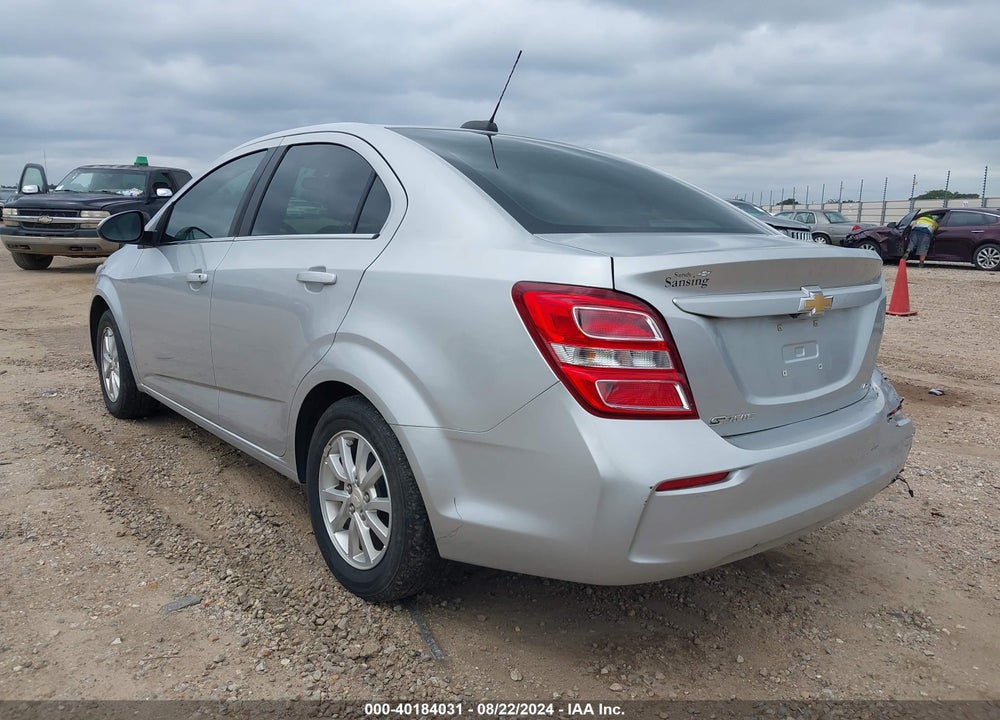 2018 CHEVROLET SONIC LT AUTO VIN: 1G1JD5SH9J4102683