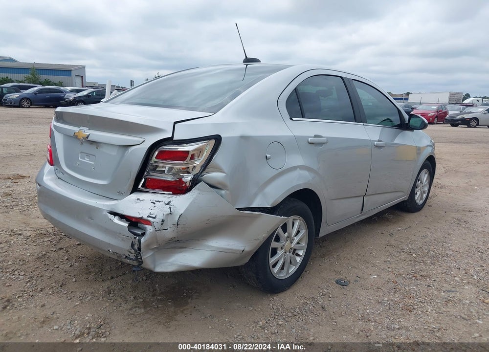 2018 CHEVROLET SONIC LT AUTO VIN: 1G1JD5SH9J4102683