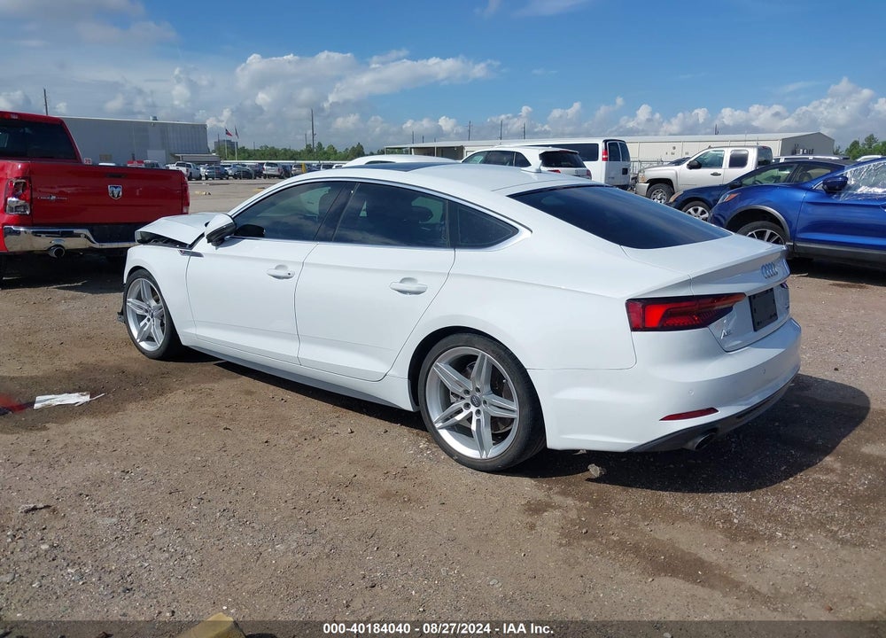 2018 AUDI A5 2.0T PREMIUM VIN: WAUFNCF55JA031527