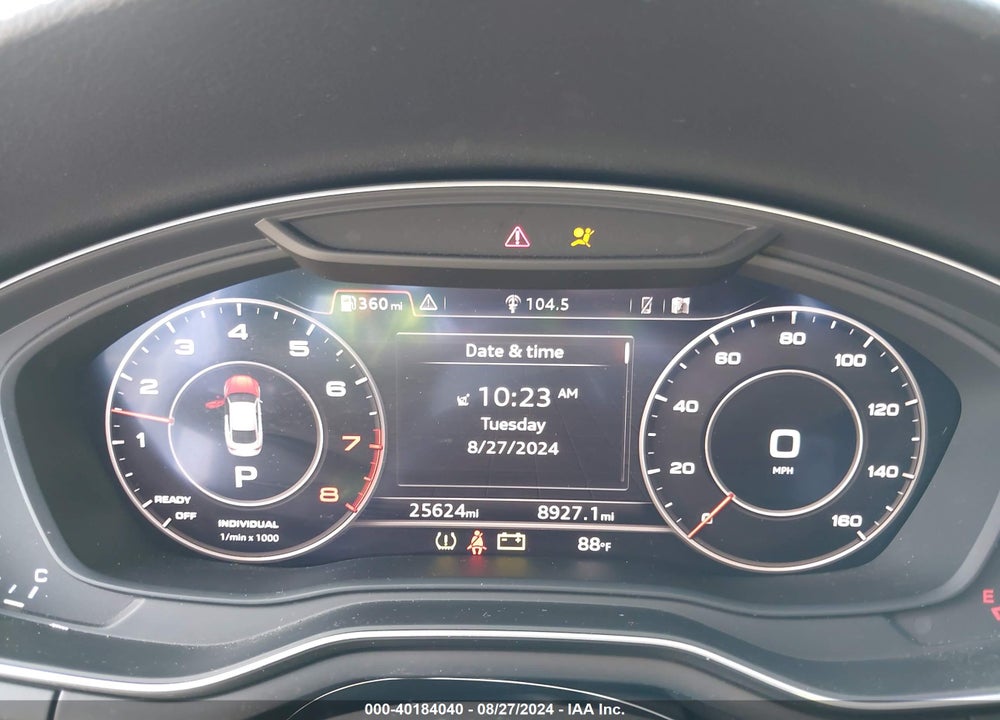 2018 AUDI A5 2.0T PREMIUM VIN: WAUFNCF55JA031527