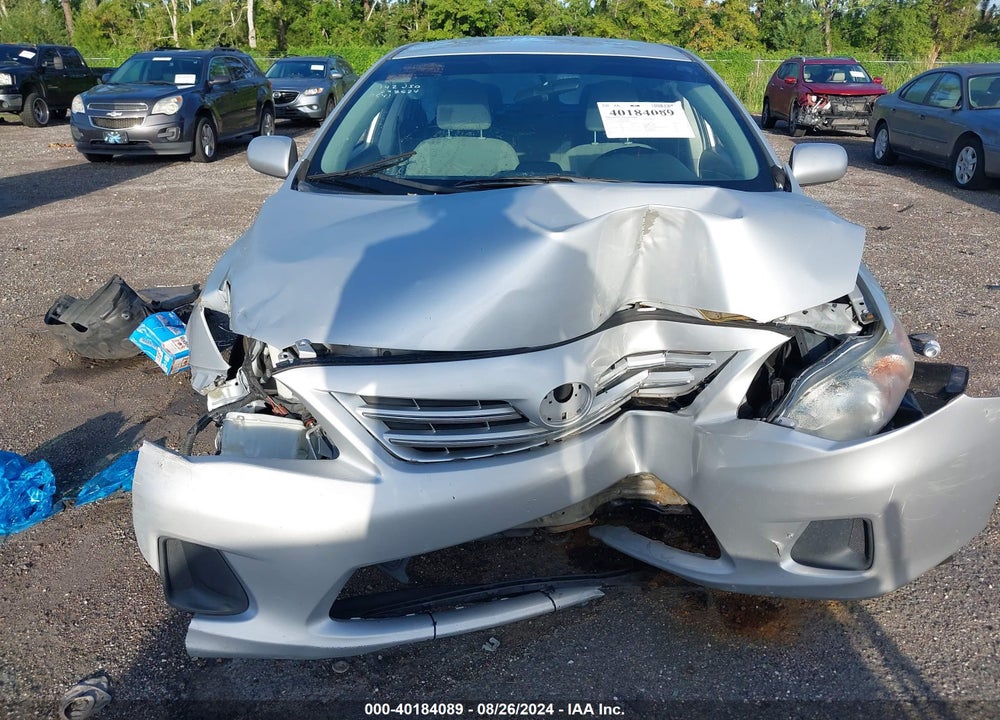 2013 TOYOTA COROLLA LE VIN: 2T1BU4EE0DC968247