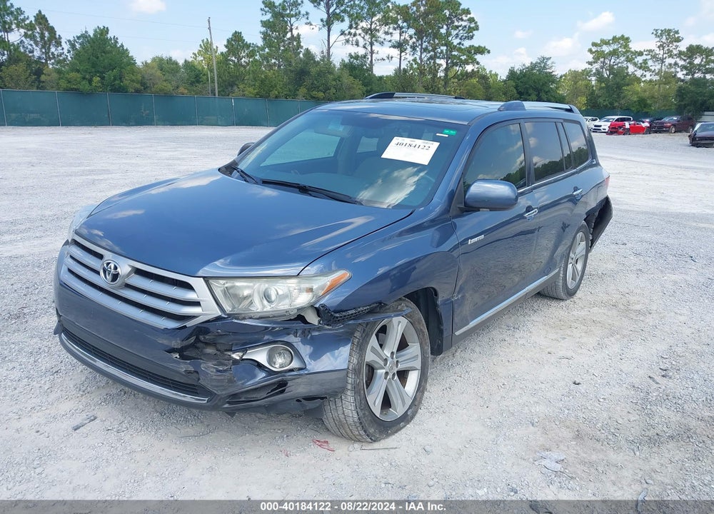 2013 TOYOTA HIGHLANDER LIMITED V6 VIN: 5TDYK3EH1DS125492