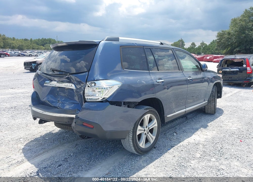 2013 TOYOTA HIGHLANDER LIMITED V6 VIN: 5TDYK3EH1DS125492