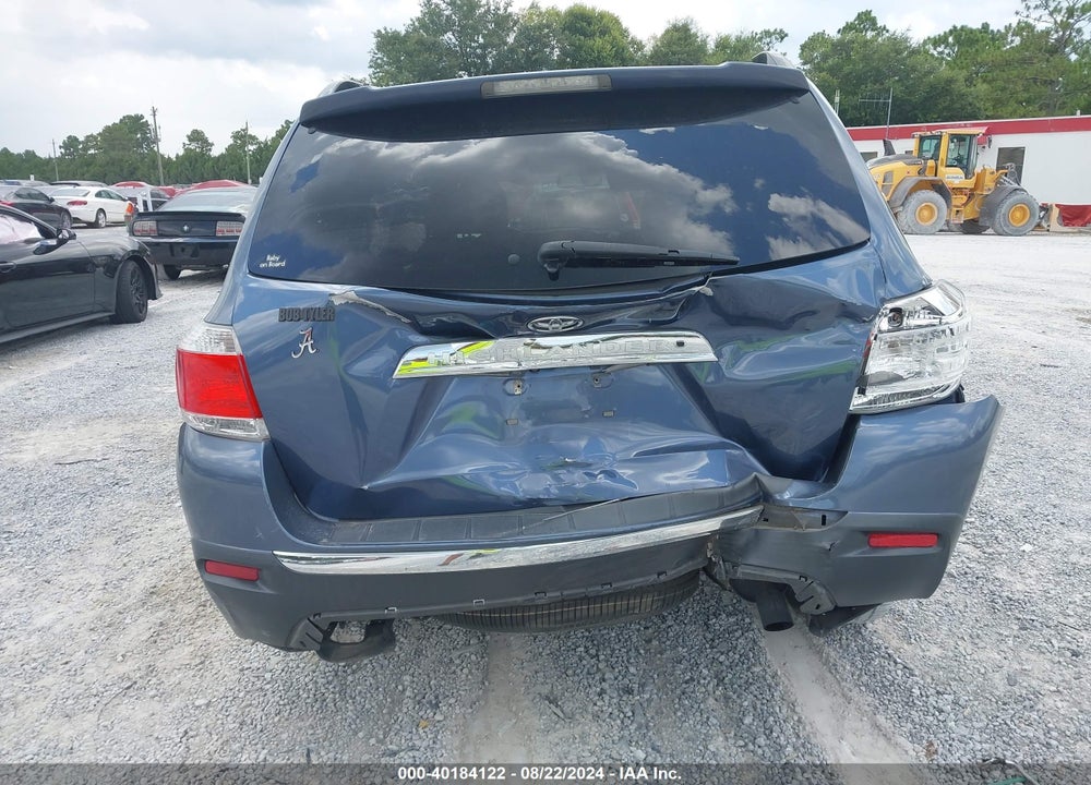 2013 TOYOTA HIGHLANDER LIMITED V6 VIN: 5TDYK3EH1DS125492
