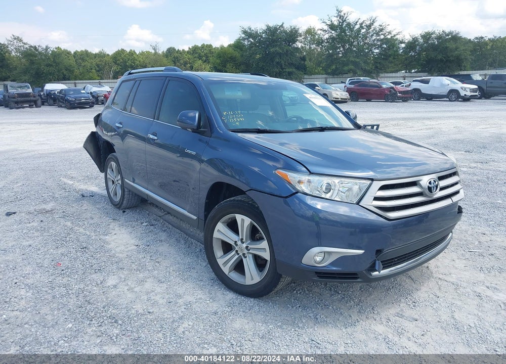 2013 TOYOTA HIGHLANDER LIMITED V6 VIN: 5TDYK3EH1DS125492