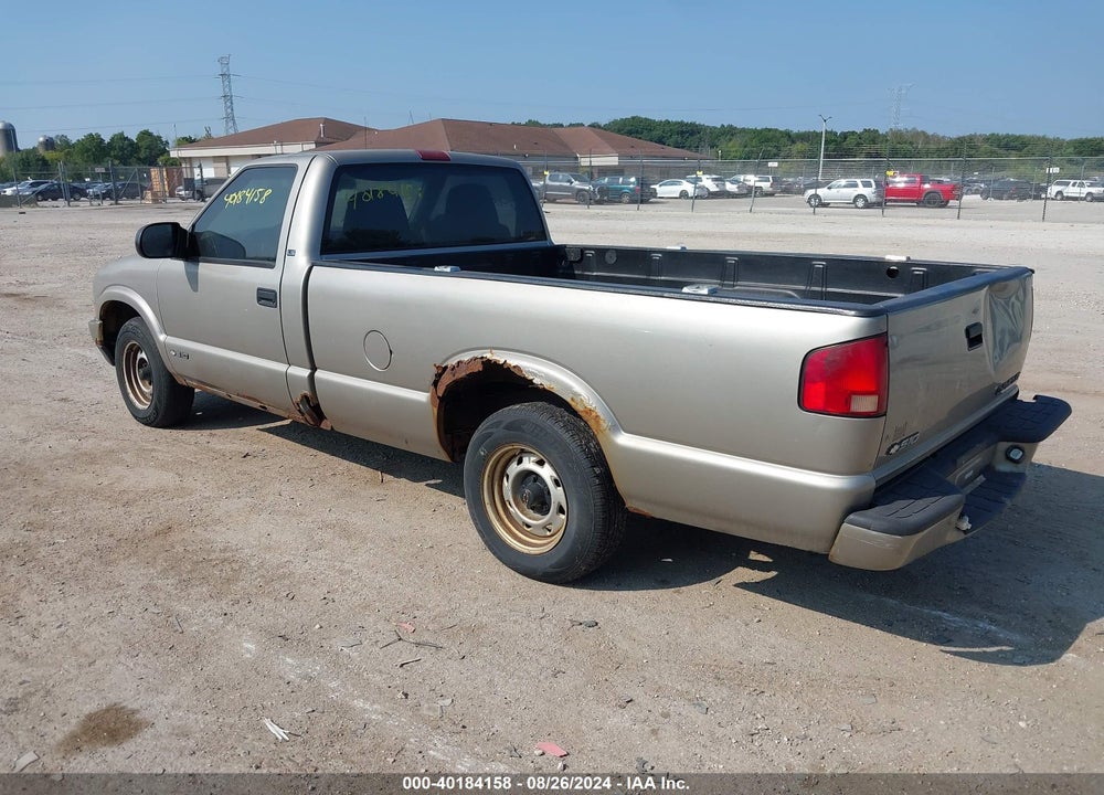 2000 CHEVROLET S-10 LS VIN: 1GCCS1456YK275097