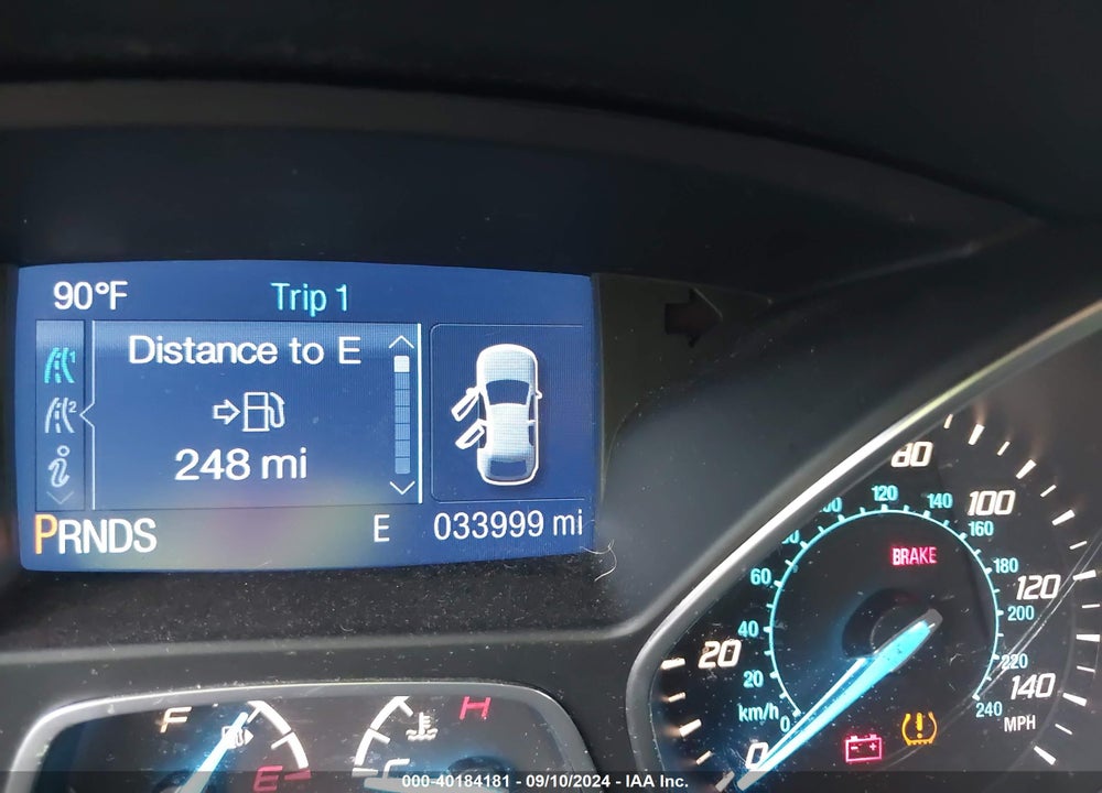 2014 FORD ESCAPE S VIN: 1FMCU0F70EUE07429